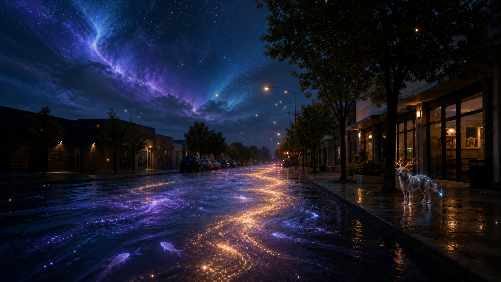 Hidden-world creative experiment