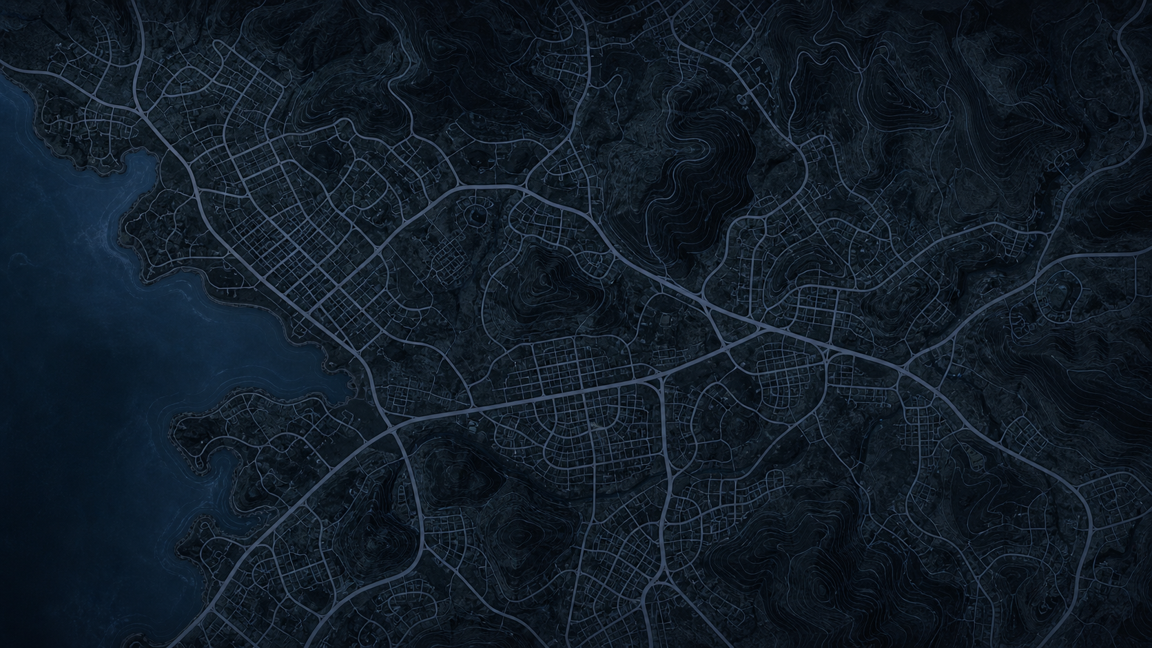 Street-map reference artwork